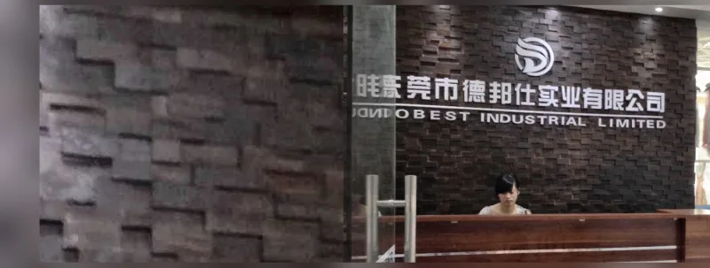 Dobest reception area and company feature wall